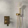 Душевая система скрытого монтажа Grossman Classic 501.K35.04.320 золото сатиновый,1 место 501.K35.04.320