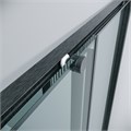Душевое ограждение Grossman Galaxy 300.K33.01.8080.42.00 (80х80х195) квадрат,раздвижная,графит сатин,стекло прозрачное, 1 место 300.K33.01.8080.42.00