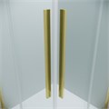 1/2 душевого ограждения Grossman Galaxy 1/2.K33.01.12.32.00 (120х195) золото сатин,стекло прозрачное, 1 место 1/2.K33.01.12.32.00