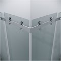 Душевое ограждение Grossman Classic 300.K33.04.8080.10.00 (80х80х195) квадрат,раздвижная,хром,стекло прозрачное, 2 места 300.K33.04.8080.10.00
