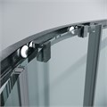 Душевое ограждение Grossman Cosmo 301.K33.02.9090.42.00 (90х90х195) четверть круга,раздвижная,графит сатин,стекло прозрачное, 1 место 301.K33.02.9090.42.00