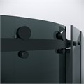 Душевое ограждение Grossman Classic 301.K33.04.9090.21.10 (90х90х195) четверть круга,раздвижная,черный матовый,стекло тонированное,1 место 301.K33.04.9090.21.10