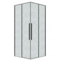 Душевое ограждение Grossman Galaxy 300.K33.01.1010.10.02 (100х100х195) квадрат,раздвижная,хром,стекло шиншилла, 1 место 300.K33.01.1010.10.02