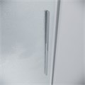 Боковая стенка Grossman Galaxy 200.K33.01.100.10.02 (100х195) хром,стекло шиншилла, 1 место 200.K33.01.100.10.02