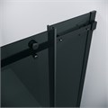 Душевое ограждение Grossman Classic 300.K33.04.8080.21.10 (80х80х195) квадрат,раздвижная,черный матовый,стекло тонированное, 2 места 300.K33.04.8080.21.10