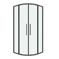 Душевое ограждение Grossman Cosmo 301.K33.02.1010.42.00 (100х100х195) четверть круга,раздвижная,графит сатин,стекло прозрачное, 1 место 301.K33.02.1010.42.00