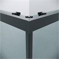 Душевое ограждение Grossman Cosmo 300.K33.02.9090.21.02 (90х90х195) квадрат,раздвижная,черный матовый,стекло шиншилла, 1 место 300.K33.02.9090.21.02