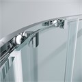 Душевое ограждение Grossman Cosmo 301.K33.02.8080.10.00 (80х80х195) четверть круга,раздвижная,хром,стекло прозрачное, 1 место 301.K33.02.8080.10.00