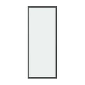 Боковая стенка Grossman Style 200.K33.05.80.21.00 (80х195) черный матовый,стекло прозрачное, 1 место 200.K33.05.80.21.00