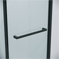 Боковая стенка Grossman Style 200.K33.05.80.21.00 (80х195) черный матовый,стекло прозрачное, 1 место 200.K33.05.80.21.00