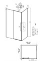 Душевое ограждение Grossman Galaxy 100.K33.01.100.10.02-200.K33.01.100.10.02 (100х100х195) раздвижная(левая),хром,стекло шиншилла,2 места 120.K33.01.1010.10.02