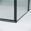 Душевое ограждение Grossman Galaxy 100.K33.01.110.21.00-200.K33.01.100.21.00 (110х100х195) раздвижная,черный матовый,стекло прозрачное,2 места 120.K33.01.1110.21.00