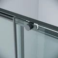 Дверь в нишу Grossman Style 100.K33.05.100.21.00 (100х195) черный матовый,стекло прозрачное,раздвижная, 1 место 100.K33.05.100.21.00