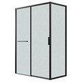 Боковая стенка Grossman Style 200.K33.05.100.21.02 (100х195) черный матовый,стекло шиншилла, 1 место 200.K33.05.100.21.02