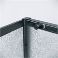 Боковая стенка Grossman Style 200.K33.05.100.21.02 (100х195) черный матовый,стекло шиншилла, 1 место 200.K33.05.100.21.02