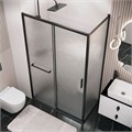 Боковая стенка Grossman Style 200.K33.05.100.21.02 (100х195) черный матовый,стекло шиншилла, 1 место 200.K33.05.100.21.02