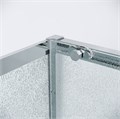 Боковая стенка Grossman Style 200.K33.05.100.10.02 (100х195) хром,стекло шиншилла, 1 место 200.K33.05.100.10.02