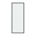 Боковая стенка Grossman Style 200.K33.05.100.21.00 (100х195) черный матовый,стекло прозрачное, 1 место 200.K33.05.100.21.00
