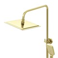 Душевая стойка Grossman Cosmo 500.K35.02.320 с верхним душем,ручной лейкой и смесителем,золото сатиновый,1 место 500.K35.02.320