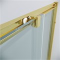 Душевое ограждение Grossman Cosmo 300.K33.02.9090.32.00 (90х90х195) квадрат,раздвижная,золото сатин,стекло прозрачное, 1 место 300.K33.02.9090.32.00