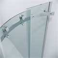 Душевое ограждение Grossman Classic 301.K33.04.9090.10.00 (90х90х195) четверть круга,раздвижная,хром,стекло прозрачное, 1 место 301.K33.04.9090.10.00