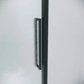 Дверь в нишу Grossman Cosmo 100.K33.02.120.21.02 (120х195) раздвижная(левая),черный матовый,стекло шиншилла,1 место 100.K33.02.120.21.02