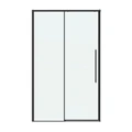 Дверь в нишу Grossman Galaxy 100.K33.01.120.21.00 (120х195) черный матовый,стекло прозрачное,раздвижная, 1 место 100.K33.01.120.21.00