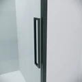 Дверь в нишу Grossman Cosmo 100.K33.02.120.42.00 (120х195) графит сатин,стекло прозрачное,раздвижная, 1 место 100.K33.02.120.42.00