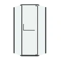 Душевое ограждение Grossman Pragma 302.K33.03.9090.42.00 (90х90х195) трапеция,распашная,графит сатин,стекло прозрачное, 1 место 302.K33.03.9090.42.00