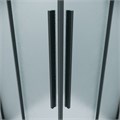 Душевое ограждение Grossman Galaxy 300.K33.01.9070.21.02 (90х70х195) прямоугольник,раздвижная,черный матовый,стекло шиншилла, 1 место 300.K33.01.9070.21.02