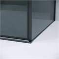 Боковая стенка Grossman Galaxy 200.K33.01.90.21.10 (90х195) черный матовый,стекло тонированное, 1 место 200.K33.01.90.21.10