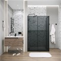 Боковая стенка Grossman Galaxy 200.K33.01.90.21.10 (90х195) черный матовый,стекло тонированное, 1 место 200.K33.01.90.21.10