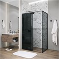Боковая стенка Grossman Galaxy 200.K33.01.90.21.10 (90х195) черный матовый,стекло тонированное, 1 место 200.K33.01.90.21.10