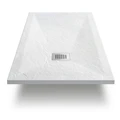 Душевой поддон Grossman Strong GR-S180100Q (80х100) из искусственного камня,прямоугольный,белый,1 место GR-S180100Q