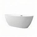 Ванна отдельностоящая Grossman Classic GR-2403M (150х78х58) цвет белый матовый,1 место GR-2403M