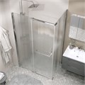 Душевое ограждение Grossman Pragma 100.K33.03.120.10.02-200.K33.03.80.10.02 (120х80х195) распашная(левая),хром,стекло шиншилла,2 места 120.K33.03.1280.10.02