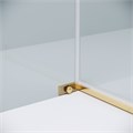 Душевое ограждение Grossman Pragma 100.K33.03.110.32.00-200.K33.03.80.32.00 (110х80х195) распашная,золото сатин,стекло прозрачное,2 места 120.K33.03.1180.32.00