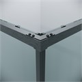 Душевое ограждение Grossman Galaxy 1/2.K33.01.12.42.00-1/2.K33.01.80.42.00 (120х80х195) раздвижная,графит сатин,стекло прозрачное,2 места 300.K33.01.1280.42.00