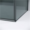 Душевое ограждение Grossman Galaxy 100.K33.01.100.42.10-200.K33.01.80.42.10 (100х80х195) раздвижная,графит сатин,стекло тонированное,2 места 120.K33.01.1080.42.10
