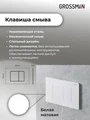 Комплект 2 в 1: Grossman инсталляция Classic 900.K31.01.000+клавиша смыва 700.K31.04.01M.01M белый матовый,2 места 97.04.01M