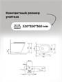 Комплект 3 в 1: Grossman инсталляция 900.K31.01.000+клавиша 700.K31.03.110.110 хром матовый+унитаз GR-4478S, 3 места 97.4478S.03.110