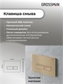 Комплект 3 в 1: Grossman инсталляция 900.K31.01.000+клавиша 700.K31.03.310.310 золото матовый+унитаз GR-4440BMS, 3 места 97.4440BMS.03.310