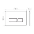 Комплект 3 в 1: Grossman инсталляция 900.K31.01.000+клавиша 700.K31.03.300.300 золото глянцевый+унитаз GR-4440BMS, 3 места 97.4440BMS.03.300