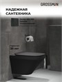 Комплект 3 в 1: Grossman инсталляция 900.K31.01.000+клавиша 700.K31.03.210.210 черный матовый+унитаз GR-4440BMS, 3 места 97.4440BMS.03.210