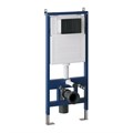Комплект 3 в 1: Grossman инсталляция 900.K31.01.000+клавиша 700.K31.04.21M.21M чёрный матовый+унитаз GR-4440S 3 места 97.4411SQC.04.21M