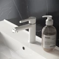 Смеситель для раковины Grossman Alba 510.K35.06.100/000 хром с белым,1 место 510.K35.06.100/000