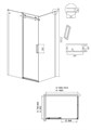 Душевое ограждение Grossman Classic 100.K33.04.160.10.00-200.K33.04.80.10.00 (160х80х195) раздвижная,хром,стекло прозрачное,2 места 120.K33.04.1680.10.00