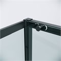 Душевое ограждение Grossman Style 100.K33.05.120.21.00-200.K33.05.100.21.00 (120х100х195) раздвижная,черный матовый,стекло прозрачное,2 места 120.K33.05.1210.21.00
