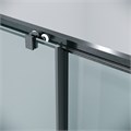 Душевое ограждение Grossman Cosmo 100.K33.02.110.42.00-200.K33.02.100.42.00 (110х100х195) раздвижная,графит сатин,стекло прозрачное,2 места 120.K33.02.1110.42.00
