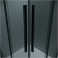 Душевое ограждение Grossman Galaxy 1/2.K33.01.11.21.10-1/2.K33.01.10.21.10 (110х100х195) раздвижная,черный матовый,стекло тонированное,2 места 300.K33.01.1110.21.10